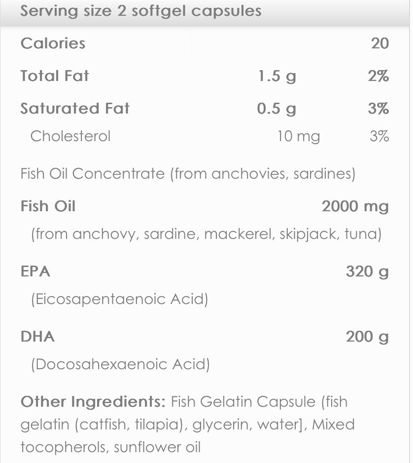 EPA/DHA Marine (Fish Oil)