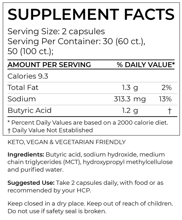 BodyBio Sodium Butyrate