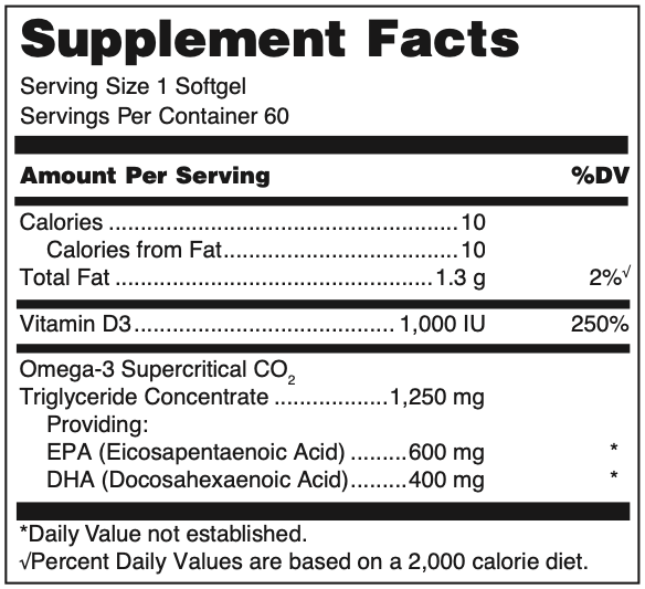Quell Fish Oil EPA/DHA + D