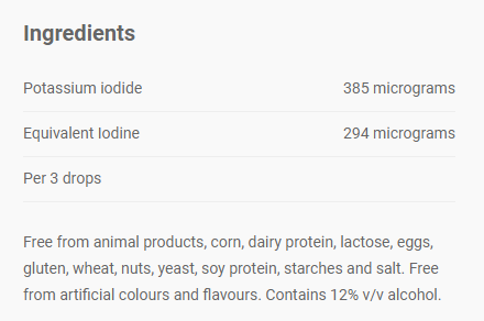 Liquid Iodine