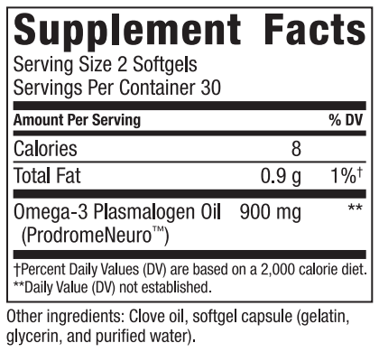 PRODROMENEURO PLASMALOGENS