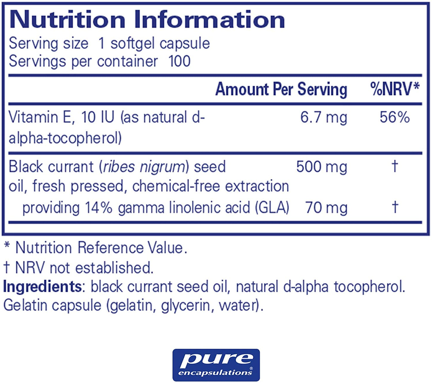 Black Currant Oil